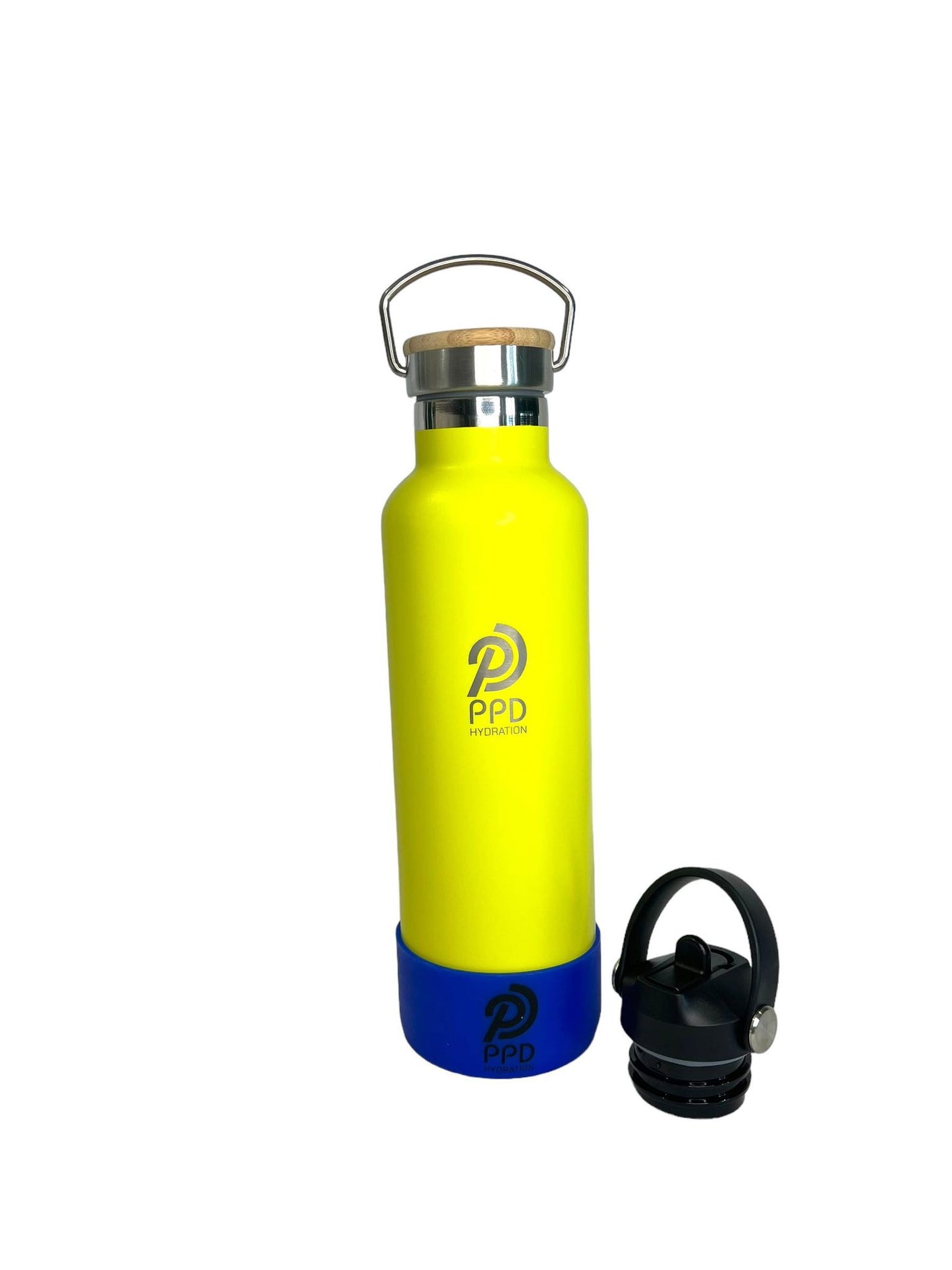 Yellow 750ml Insulated Bottle – Power Drink Hydration