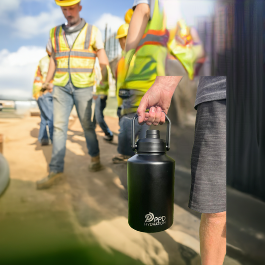 1 Gallon Water Bottle | Insulated 3.7L Flask – Power Drink