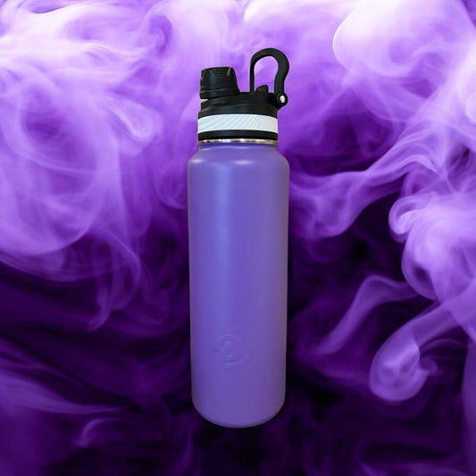 Personalised 1.2L Purple Water Bottle | Power Drink