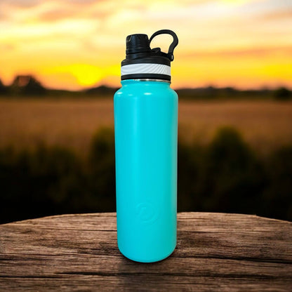 1.2L Wide Lid Teal Bottle – Power Drink Hydration