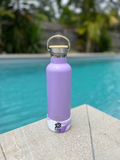 Lilac 750ml Insulated Bottle – Power Drink Hydration