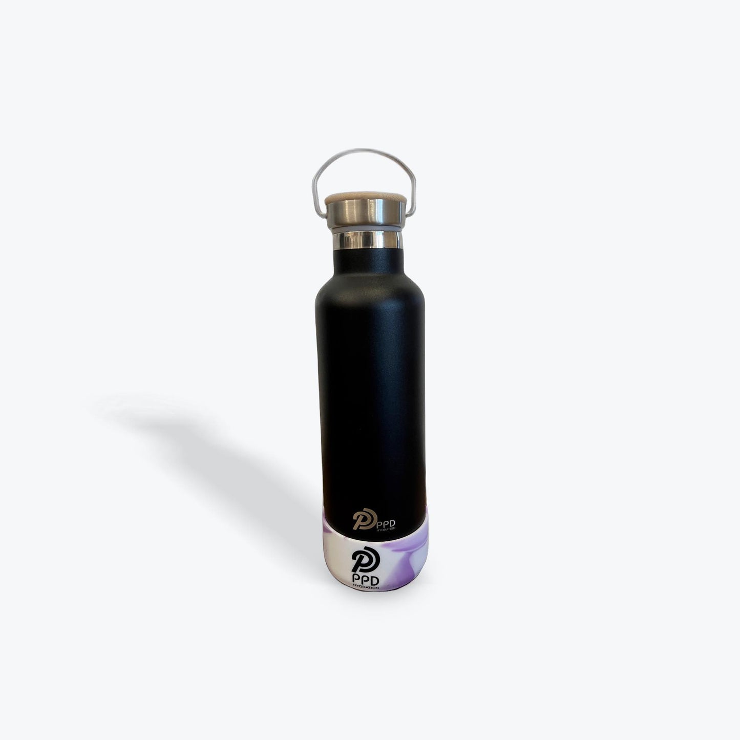 Black 750ml Insulated Water Bottle – Power Drink Hydration