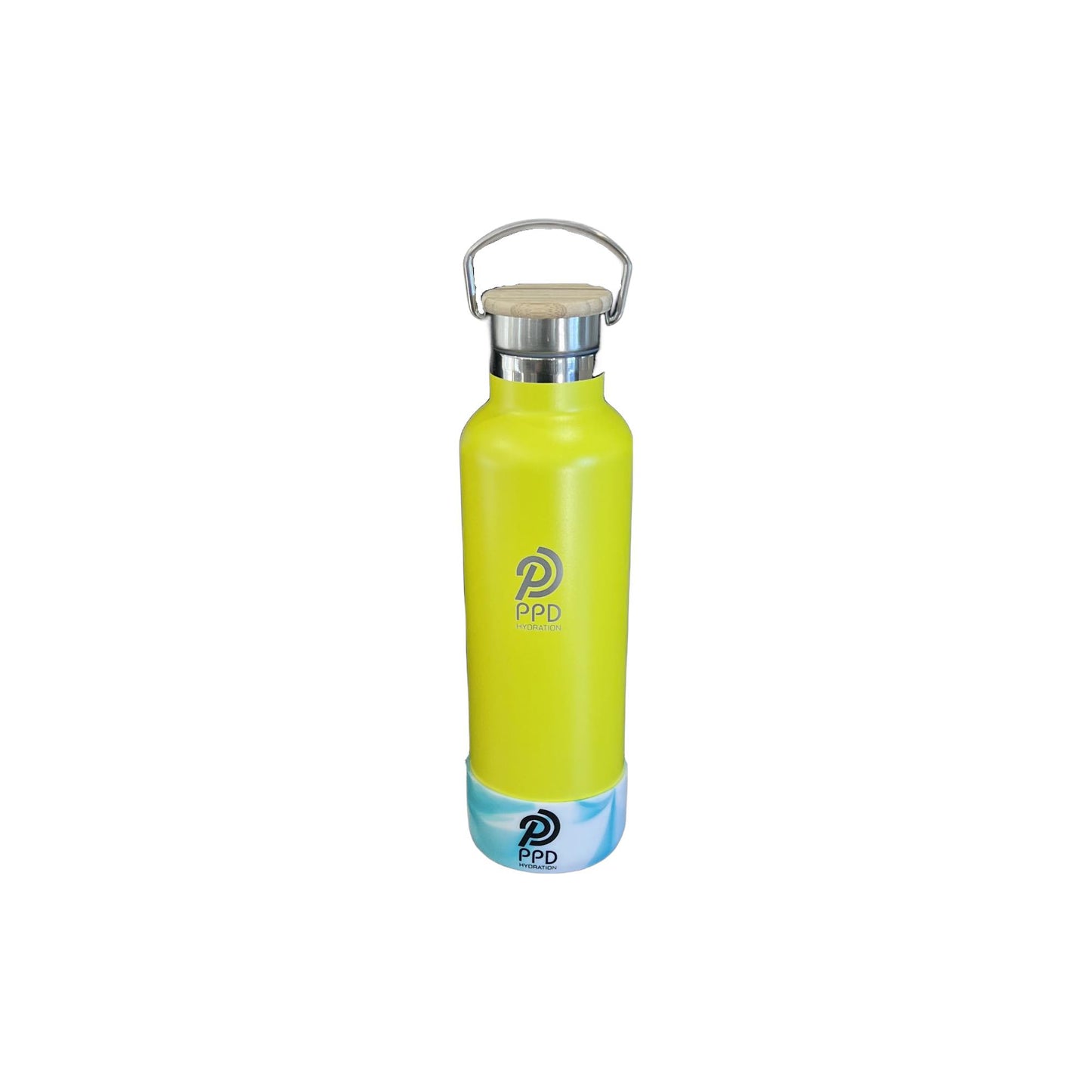Yellow 750ml Insulated Bottle – Power Drink Hydration