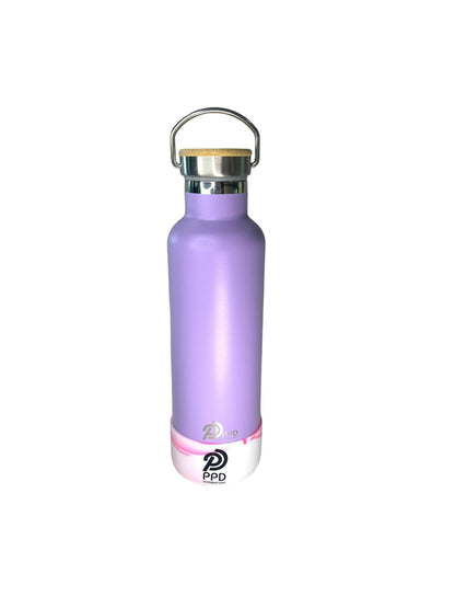 Lilac 750ml Insulated Bottle – Power Drink Hydration.
