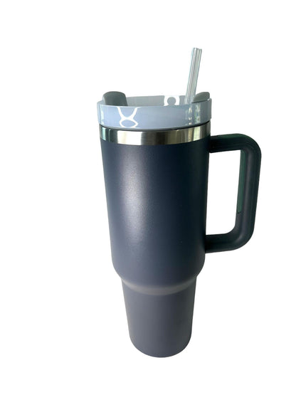 40oz Tumbler with Handle & Straw | Power Drink Hydration