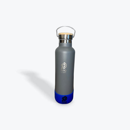 Grey 750ml Insulated Water Bottle – Power Drink Hydration