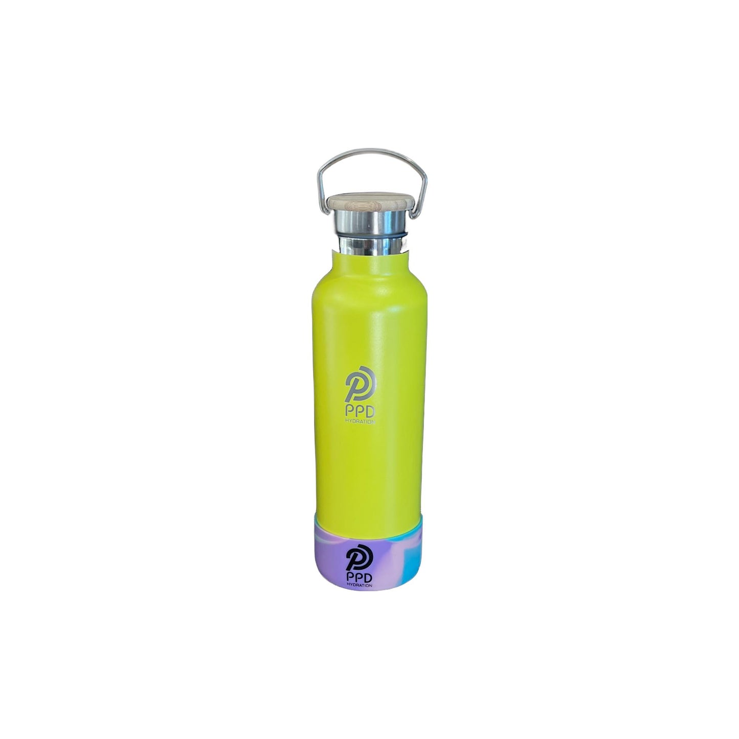Yellow 750ml Insulated Bottle – Power Drink Hydration