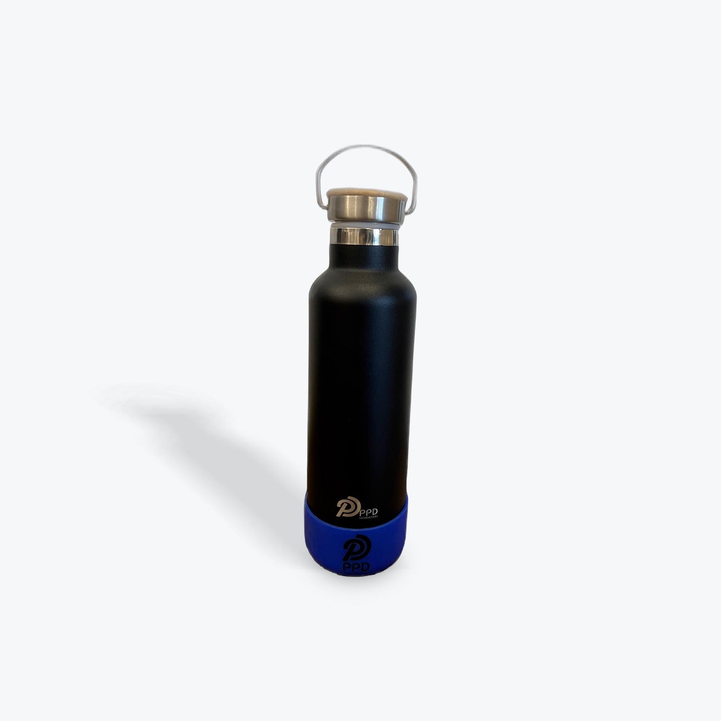 Black 750ml Insulated Water Bottle – Power Drink Hydration