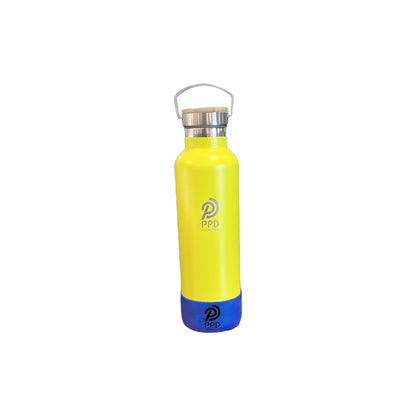 Yellow 750ml Insulated Bottle – Power Drink Hydration