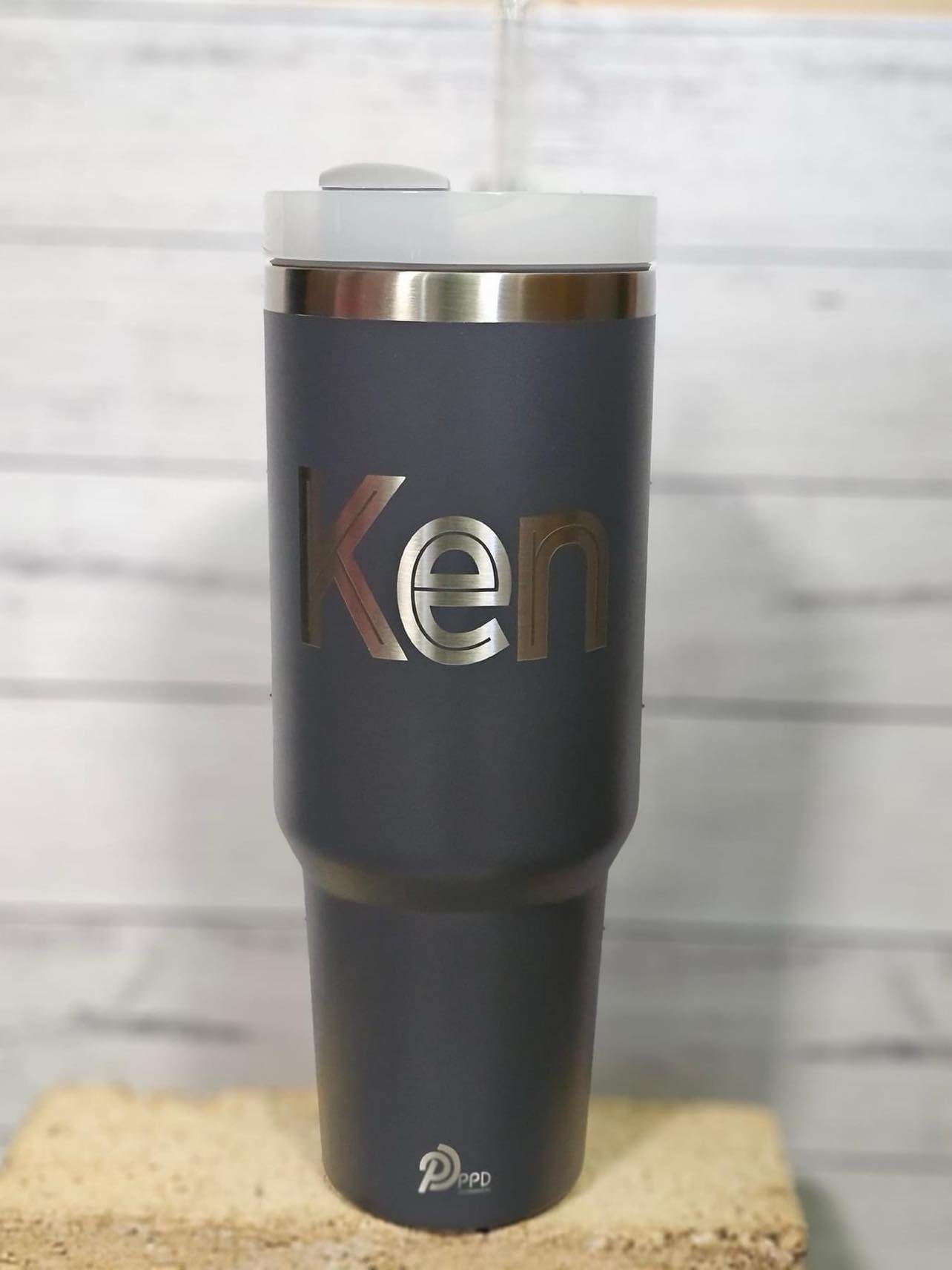 40oz Tumbler with Handle & Straw | Power Drink Hydration