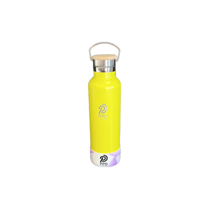 Yellow 750ml Insulated Bottle – Power Drink Hydration