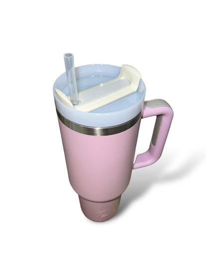 40oz Tumbler with Handle & Straw | Power Drink Hydration