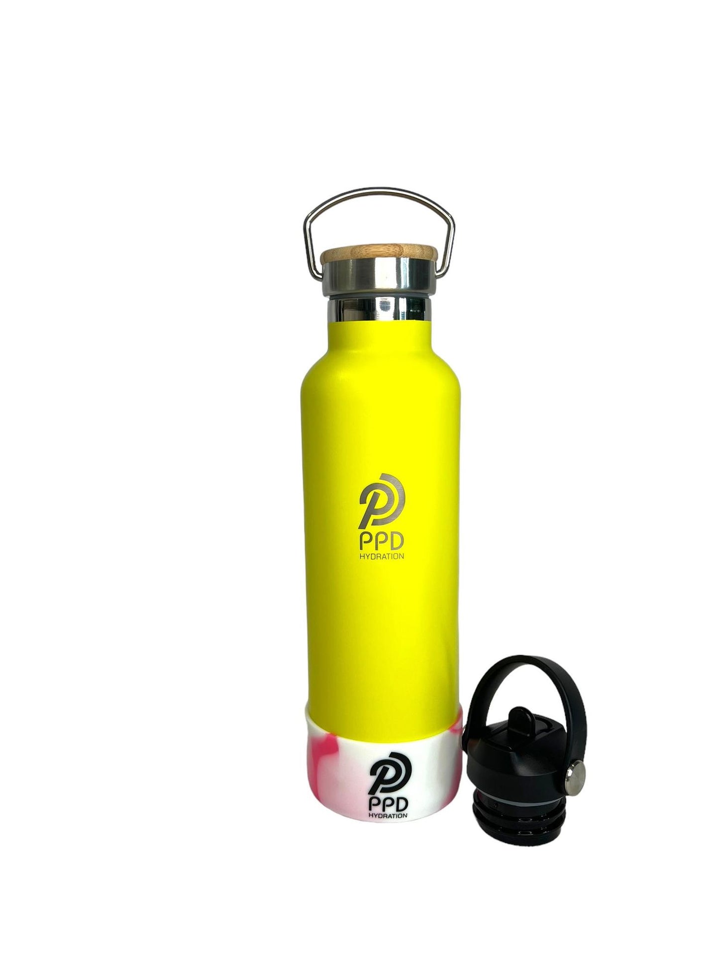 Yellow 750ml Insulated Bottle – Power Drink Hydration