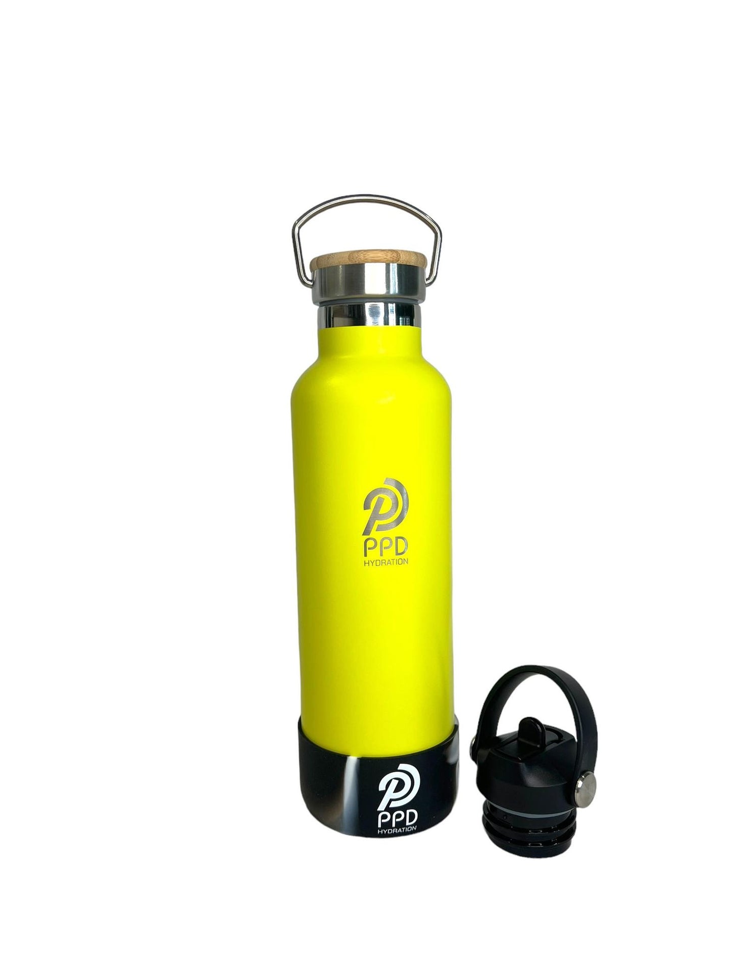 Yellow 750ml Insulated Bottle – Power Drink Hydration
