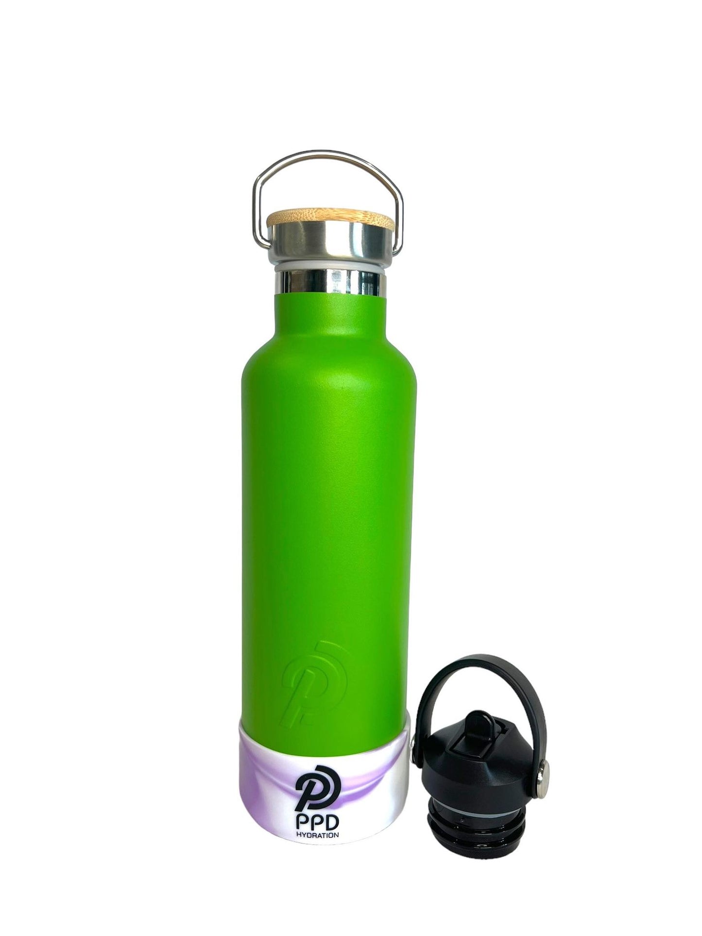 Green 750ml Insulated Water Bottle – Power Drink Hydration
