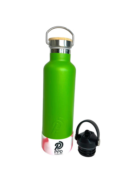 Green 750ml Insulated Water Bottle – Power Drink Hydration