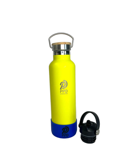 Yellow 750ml Insulated Bottle – Power Drink Hydration