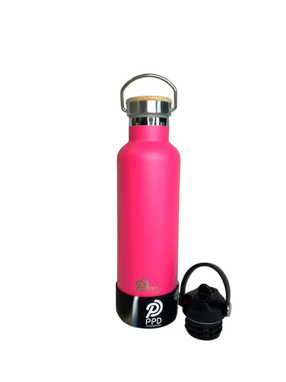 Hot Pink 750ml Insulated Bottle – Power Drink Hydration