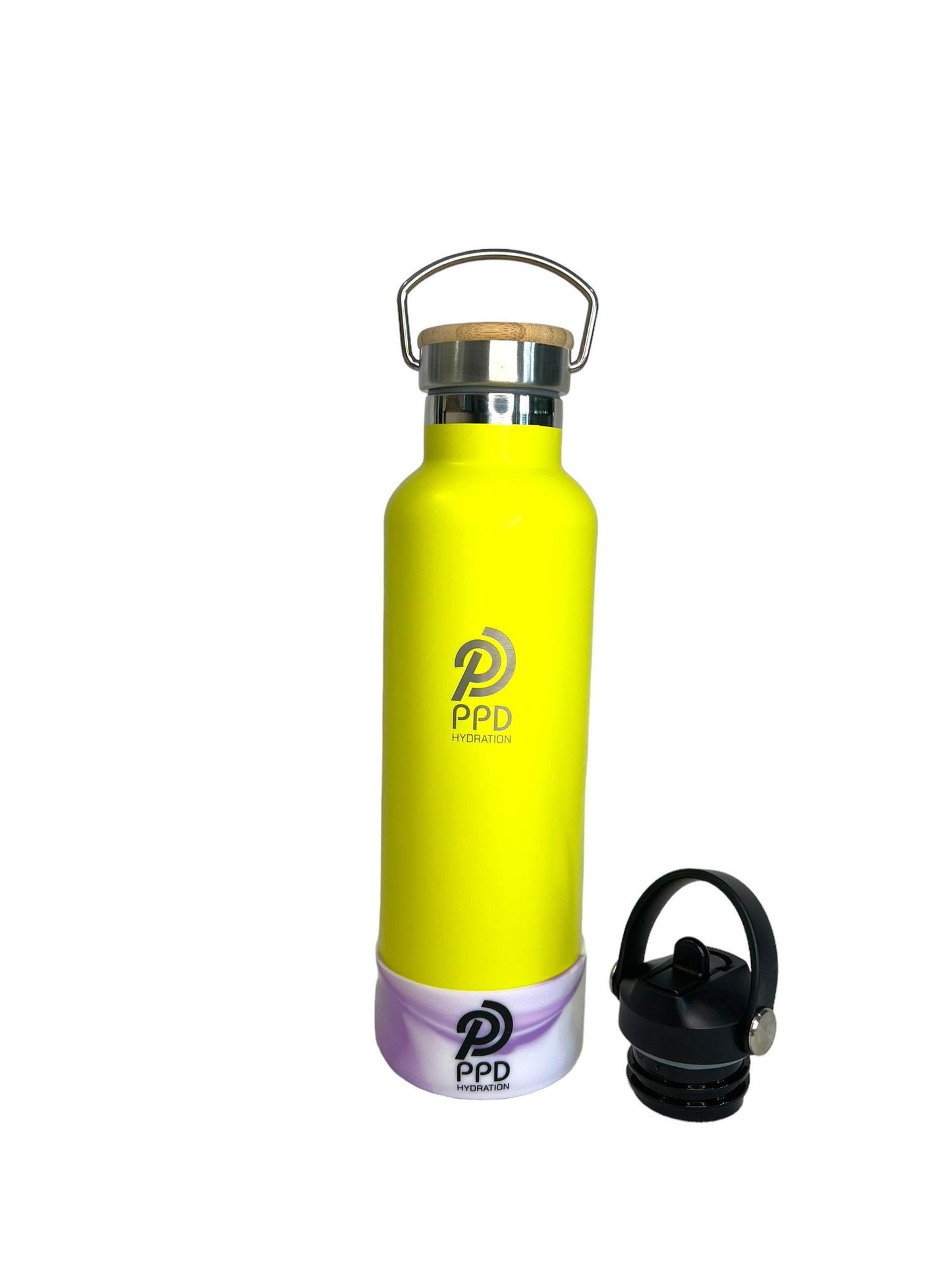 Yellow 750ml Insulated Bottle – Power Drink Hydration