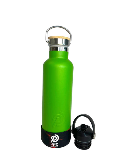 Green 750ml Insulated Water Bottle – Power Drink Hydration