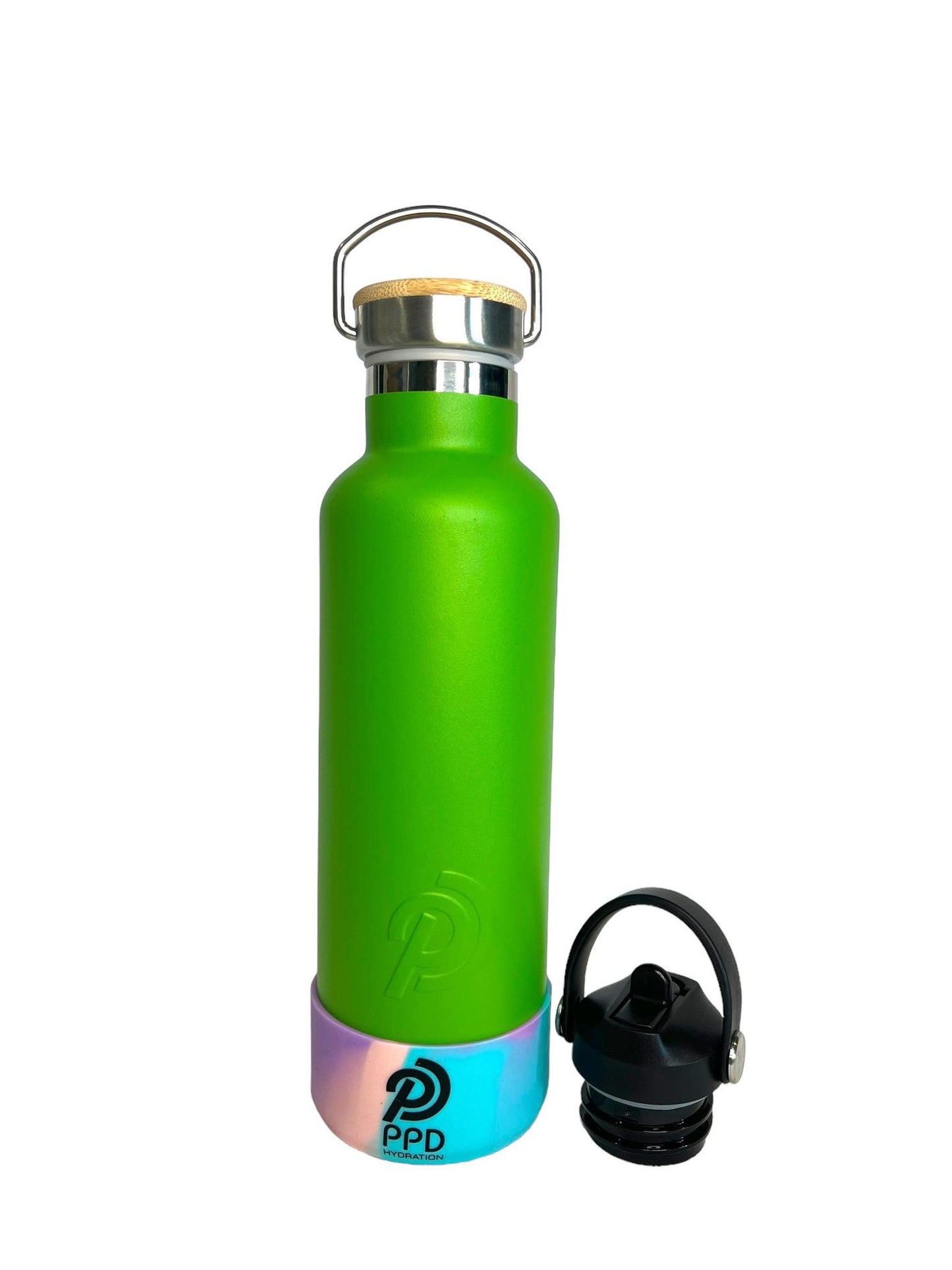 Green 750ml Insulated Water Bottle – Power Drink Hydration