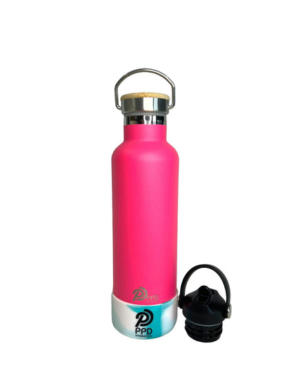 Hot Pink 750ml Insulated Bottle – Power Drink Hydration