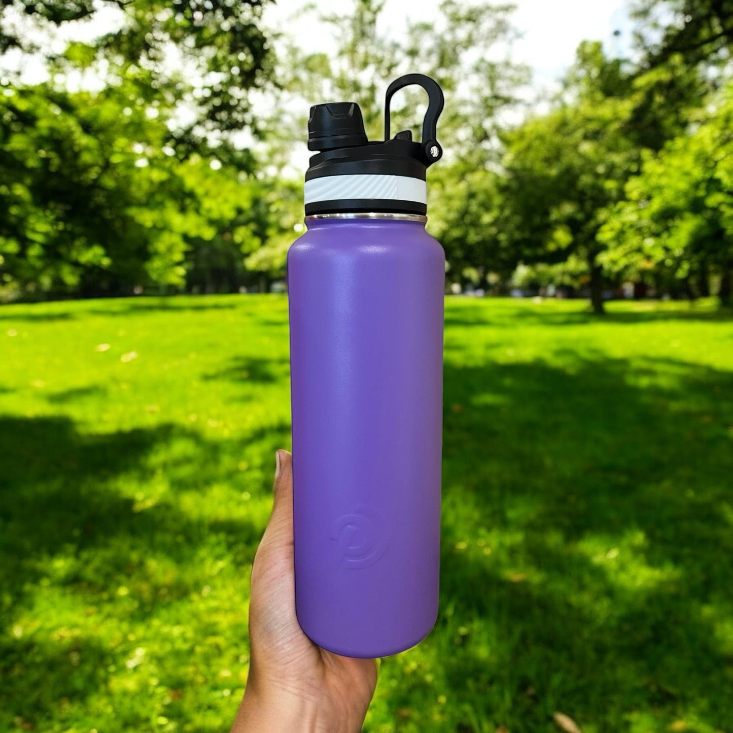 Personalised 1.2L Purple Water Bottle | Power Drink