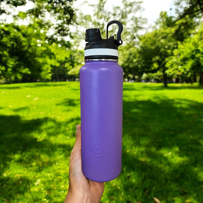 Personalised 1.2L Purple Water Bottle | Power Drink