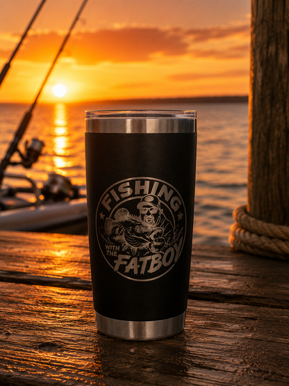 Fishing with the FatBoy x PowerDrink Hydration 20oz Travel Cup