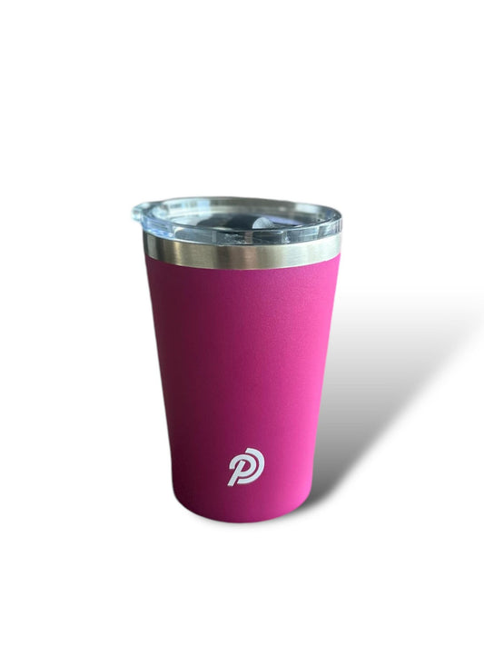 12oz Dusky Pink Travel Cup (354ml) | Power Drink Hydration