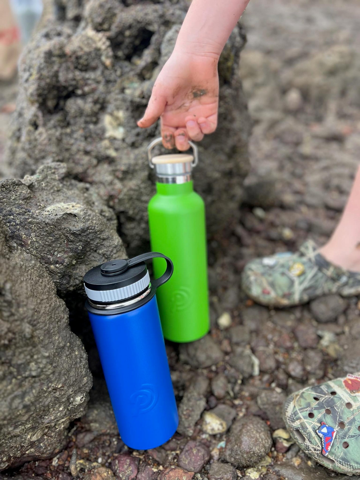 532ml Blue Water Bottle | Insulated 18oz – Power Drink