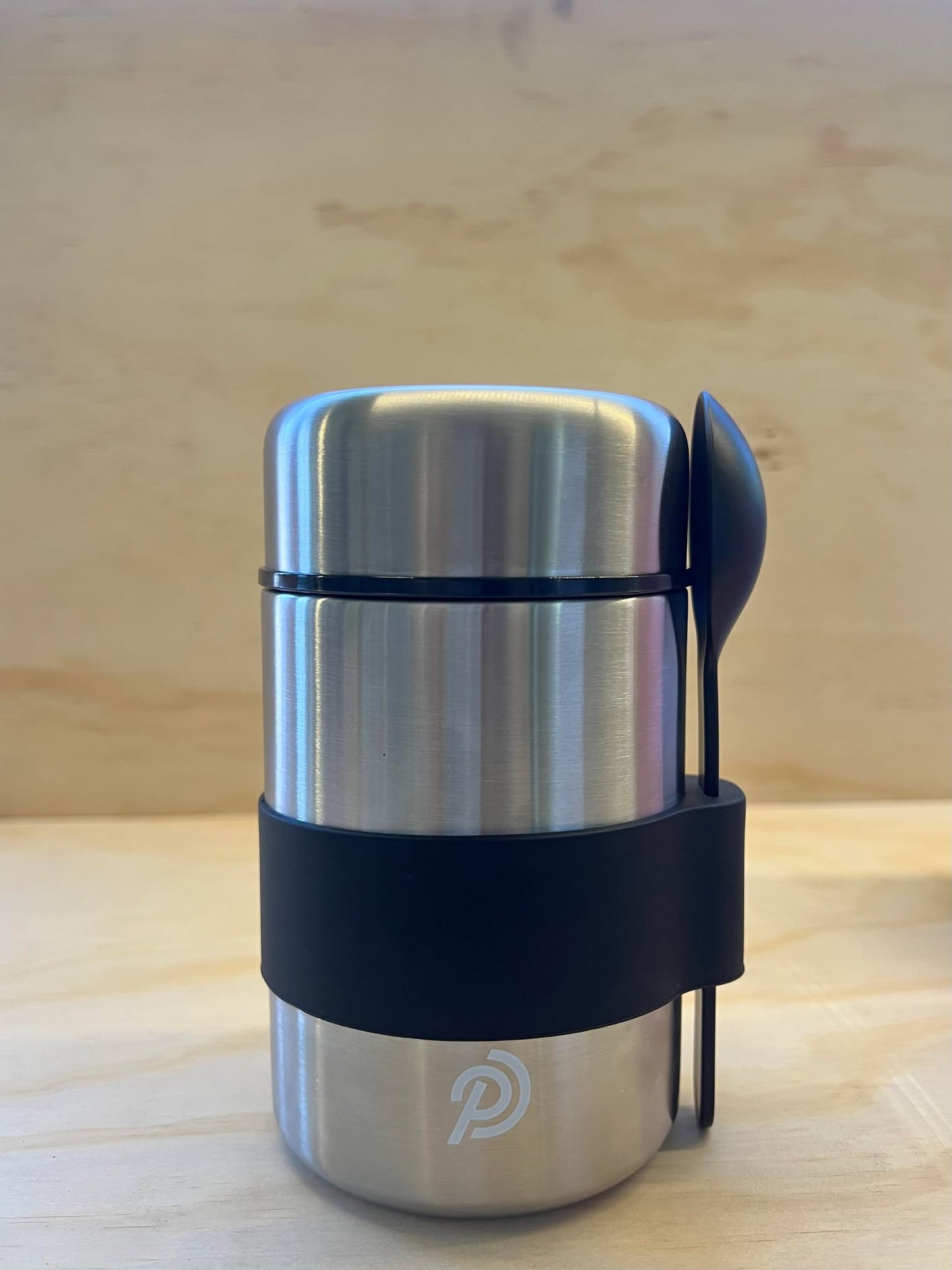 Hot Food Flask - Classic Silver