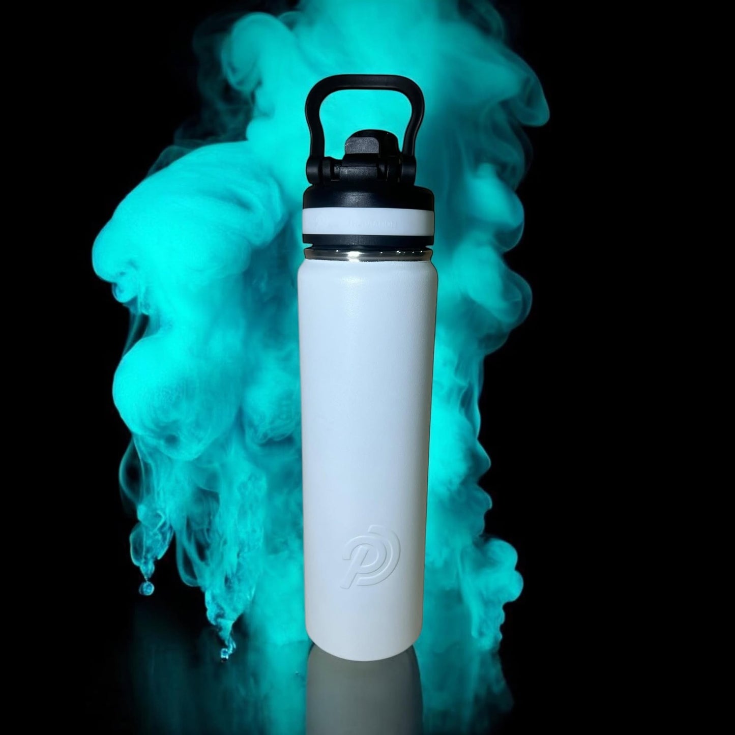 750ml Wide Lid Water Bottle - White