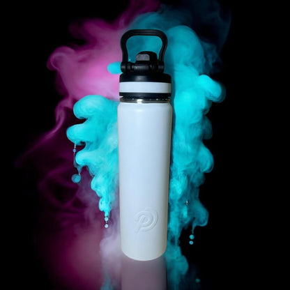 750ml Wide Lid Water Bottle - White