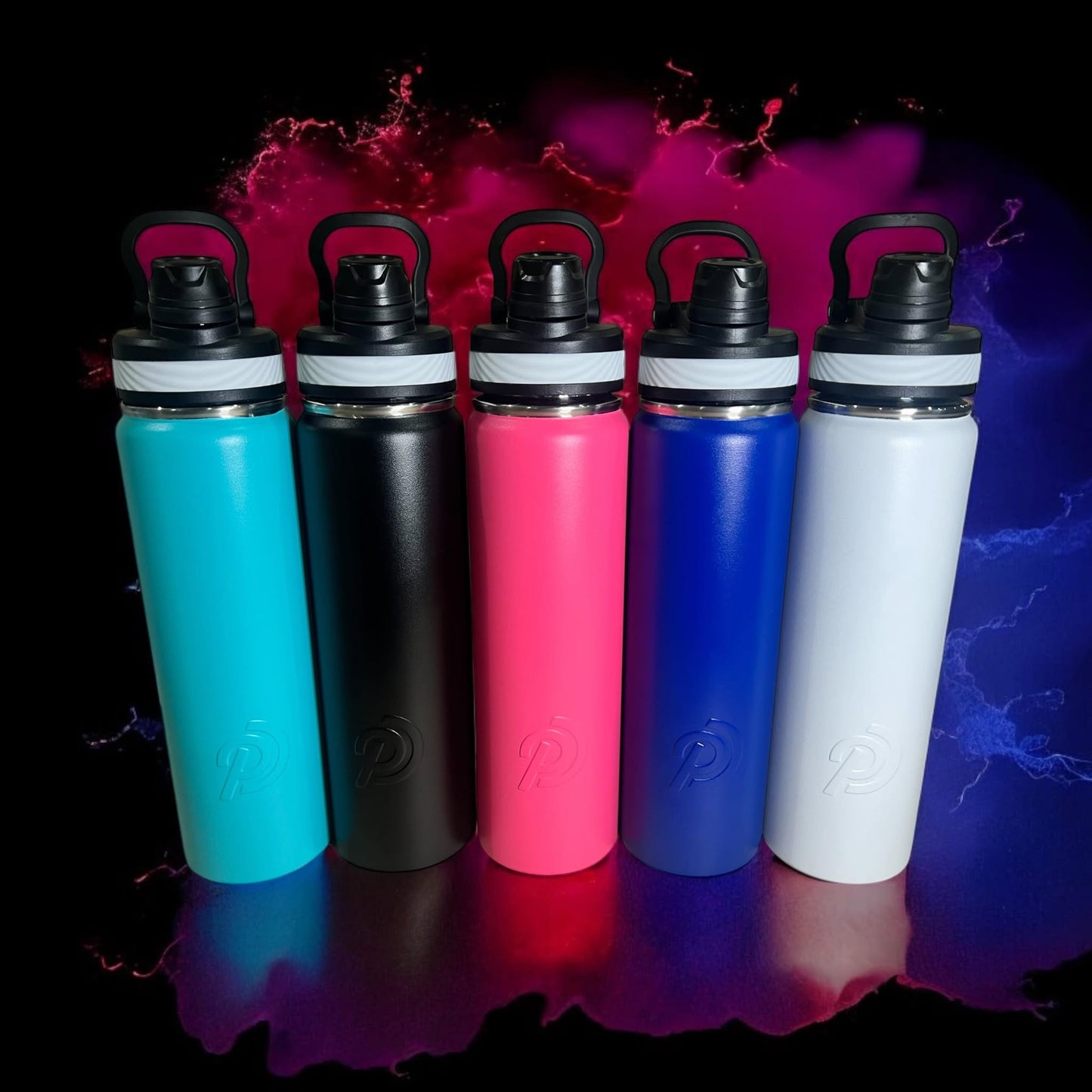 750ml Wide Lid Water Bottle - Black