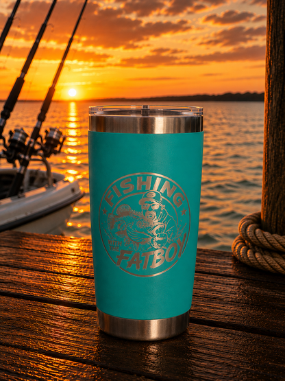 Fishing with the FatBoy x PowerDrink Hydration 20oz Travel Cup
