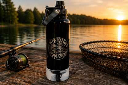 Fishing with the Fatboy x PowerDrink Hydration 1.2L Water Bottle