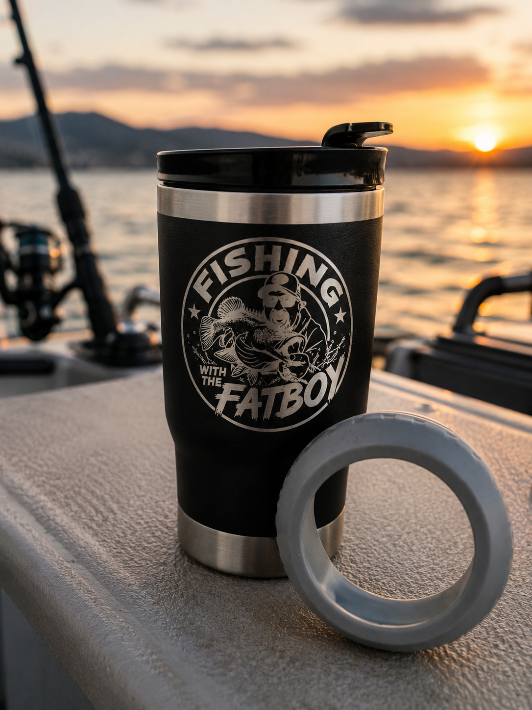Fishing with the Fatboy x PowerDrink Hydration Hybrid Cooler