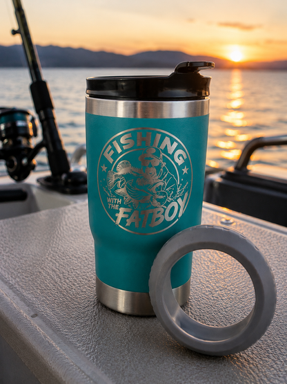 Fishing with the Fatboy x PowerDrink Hydration Hybrid Cooler