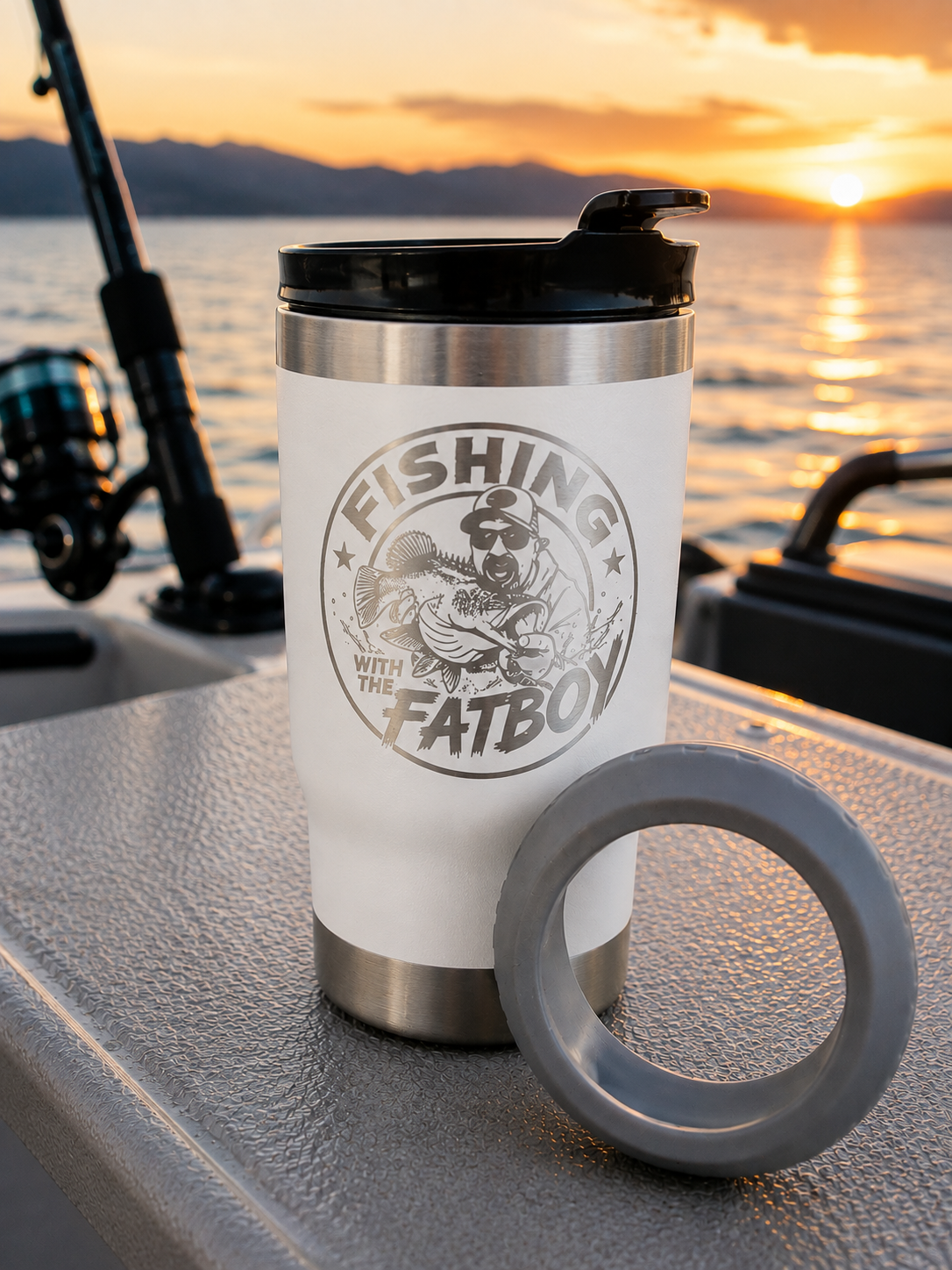 Fishing with the Fatboy x PowerDrink Hydration Hybrid Cooler