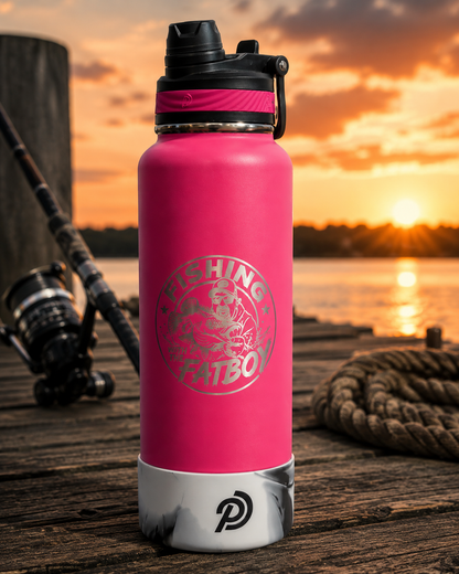 Fishing with the Fatboy x PowerDrink Hydration 1.2L Water Bottle