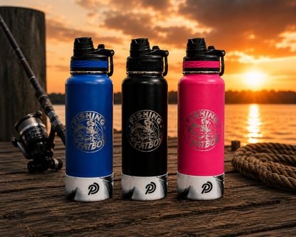Fishing with the Fatboy x PowerDrink Hydration 1.2L Water Bottle
