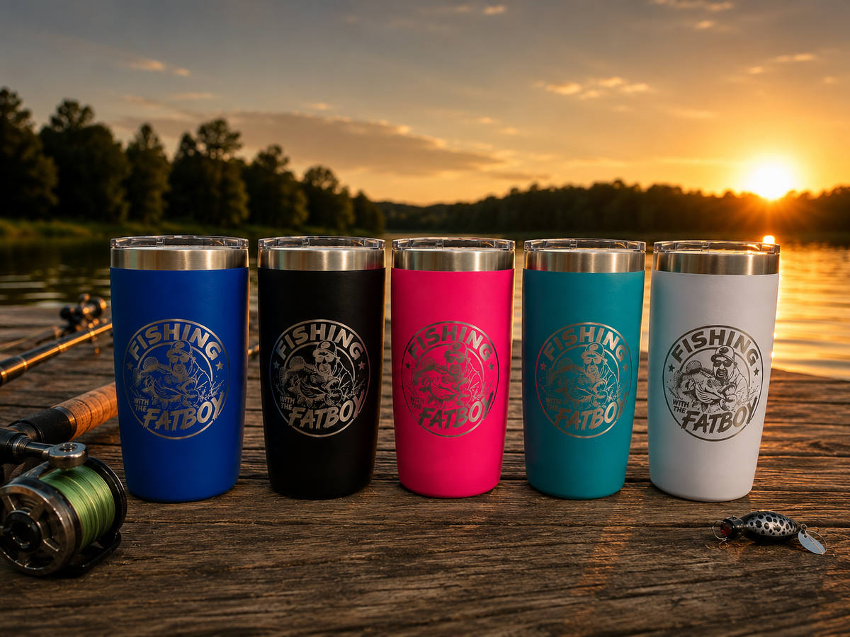 Fishing with the FatBoy x PowerDrink Hydration 10oz Travel Cup