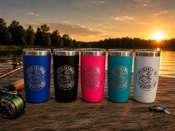 Fishing with the FatBoy x PowerDrink Hydration 10oz Travel Cup