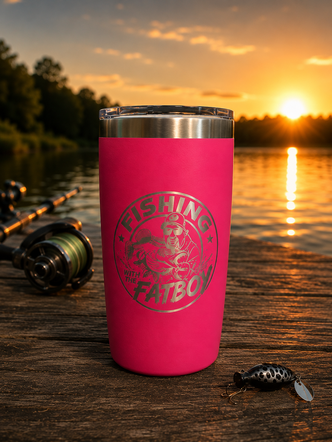 Fishing with the FatBoy x PowerDrink Hydration 10oz Travel Cup