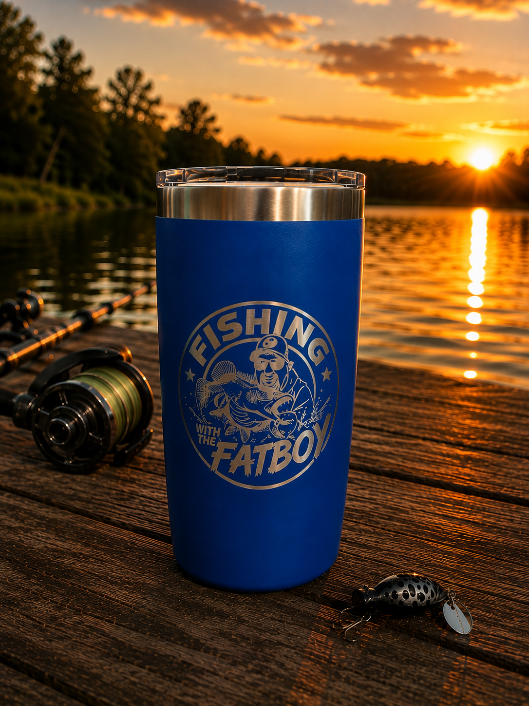 Fishing with the FatBoy x PowerDrink Hydration 10oz Travel Cup