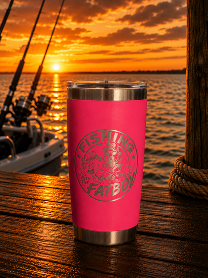 Fishing with the FatBoy x PowerDrink Hydration 20oz Travel Cup