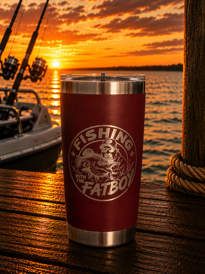 Fishing with the FatBoy x PowerDrink Hydration 20oz Travel Cup