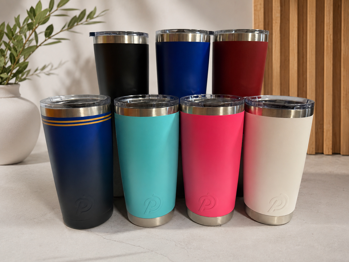 20 oz Travel Cup (568ml)| Stainless Steel Mug – Power Drink