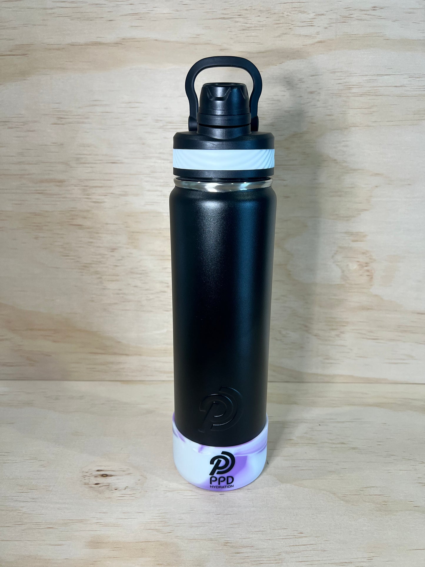 750ml Wide Lid Water Bottle - Black